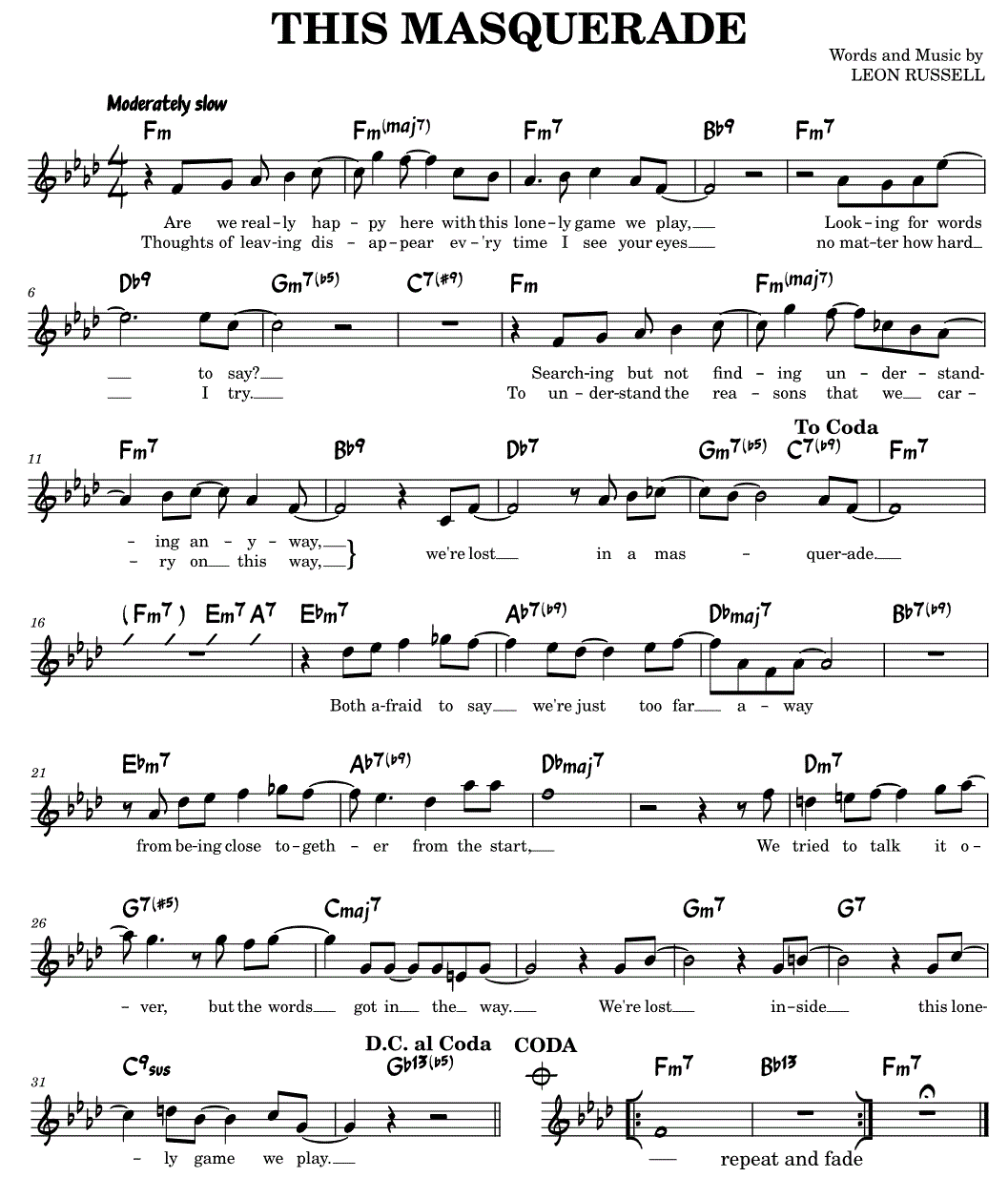 Sheet Music